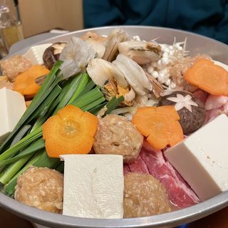ちゃんこ鍋味噌味(ちゃんこ玉海力 赤坂店)