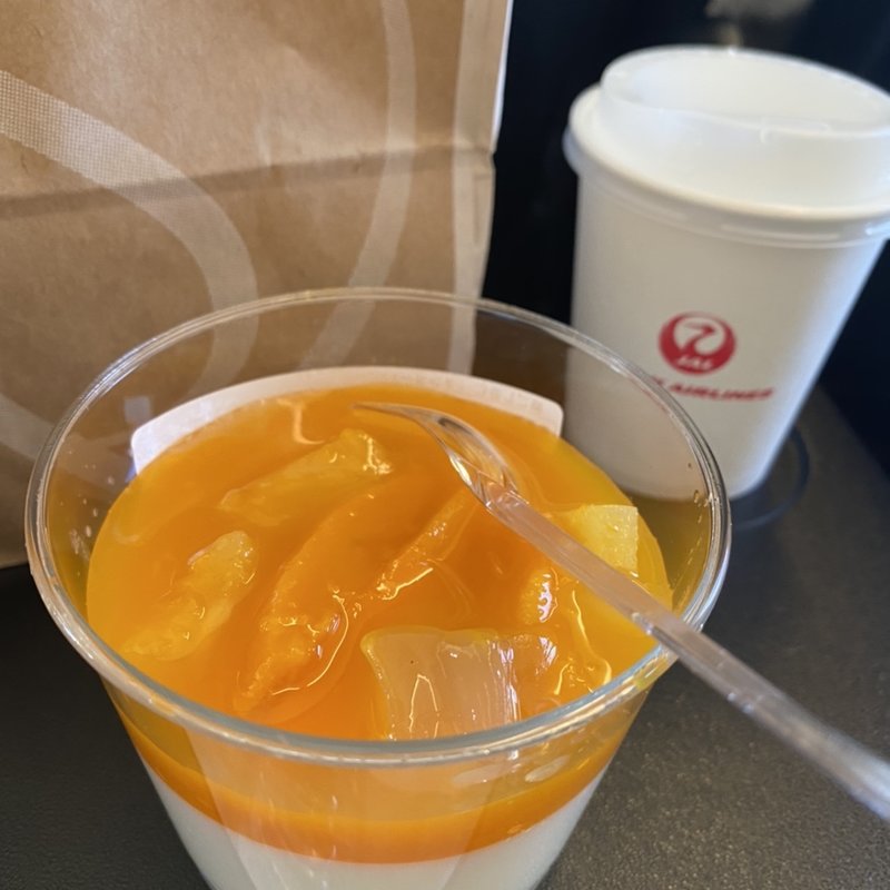 絹ごしフルーツ杏仁 マンゴー(千疋屋総本店 第1旅客ターミナル 特選洋菓子館店)