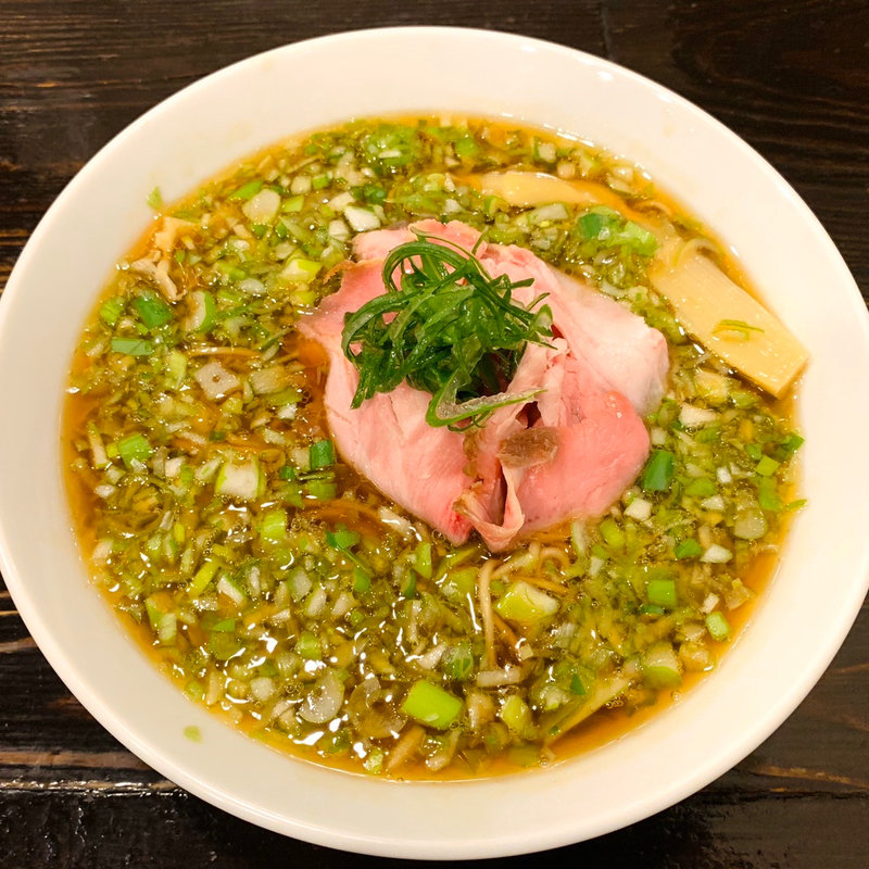 九条ネギらぁ麺(中華そば　向日葵 )