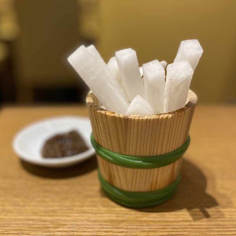 お通し(無限大根)(天ぷら食堂KITSUNE 浄心店)