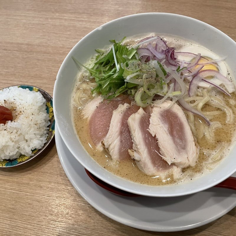 鶏白湯ラーメン＋ダイブ飯(鶏白湯そば ひまり)