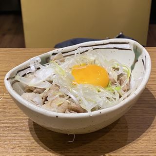 お月見肉豆腐(天ぷら食堂KITSUNE 浄心店)