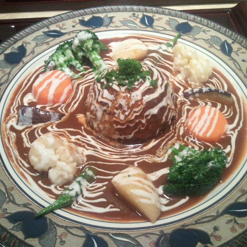 ハンバーグステーキ・シチューソース(シチューとカレーの専門店 銀座 古川)