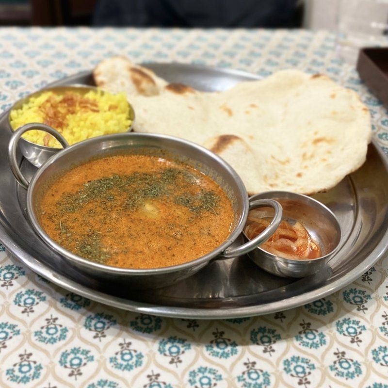 バターチキンセット(インド食堂 バーワルチー)