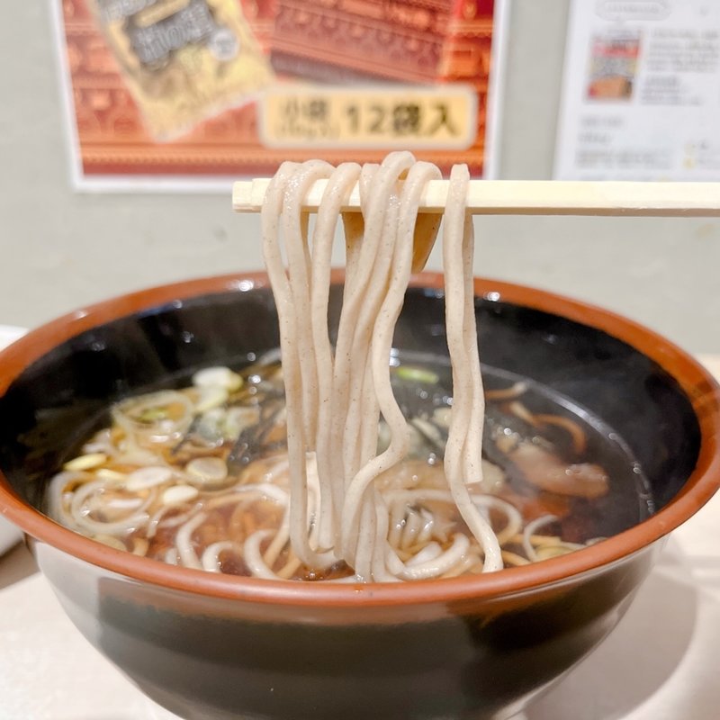 野菜天そば(万代バスセンター)