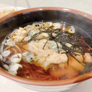 野菜天そば(万代バスセンター)