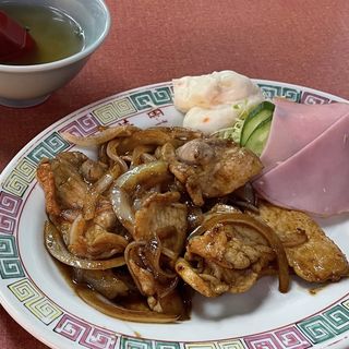 豚ロース定食(宝華園 )