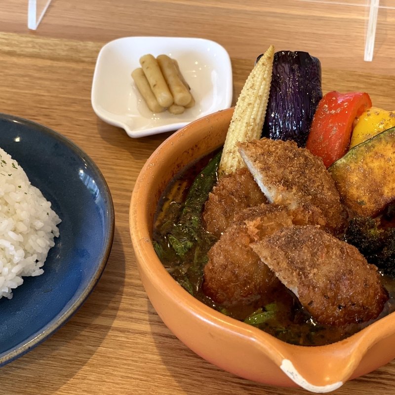 野菜カレー(土鍋スープカレー　近江屋清右衛門)