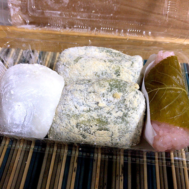 桜餅、草大福、大福(藤や )