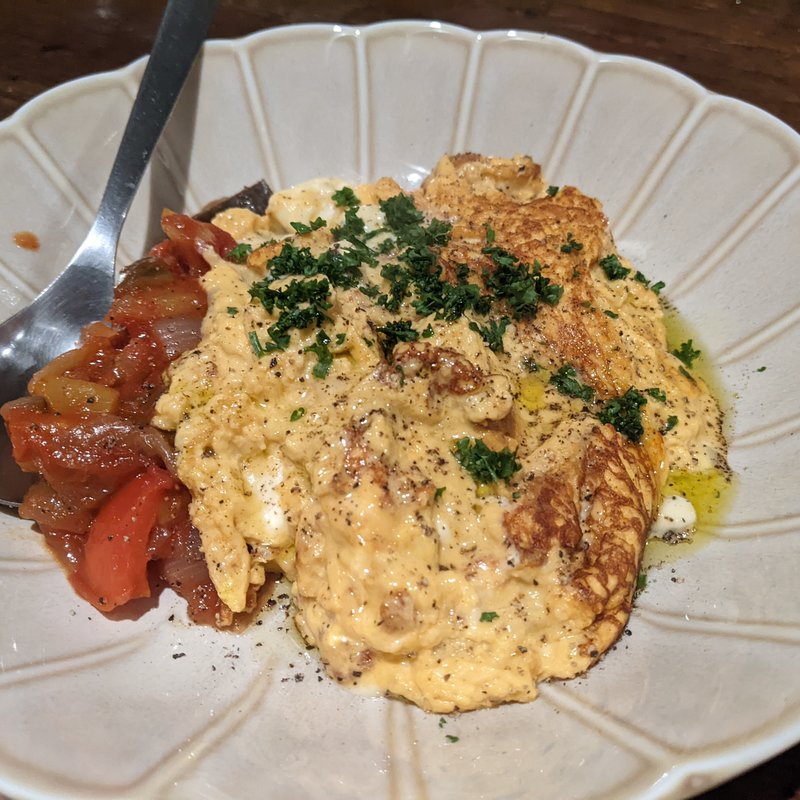 ブルーチーズのオムレツ(金剛商店138番地 )