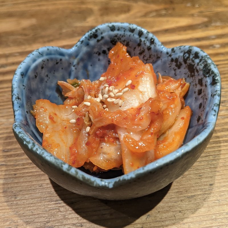 キムチ(炭火焼専門食処 白銀屋 溜池分店)