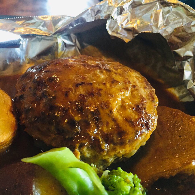 ダイナー風ハンバーグ 欧風カレー(グリルダイナー )