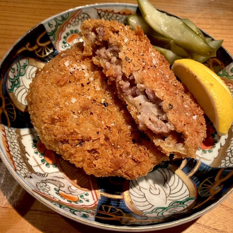 牛タンのメンチカツ(酒峰)