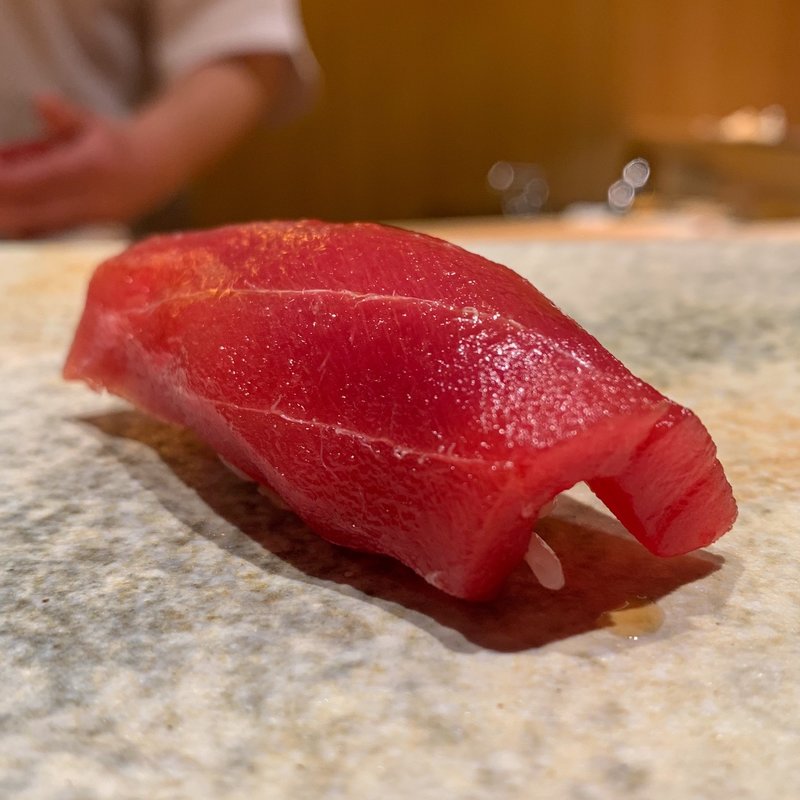 赤身漬け(鮨つぼみ)