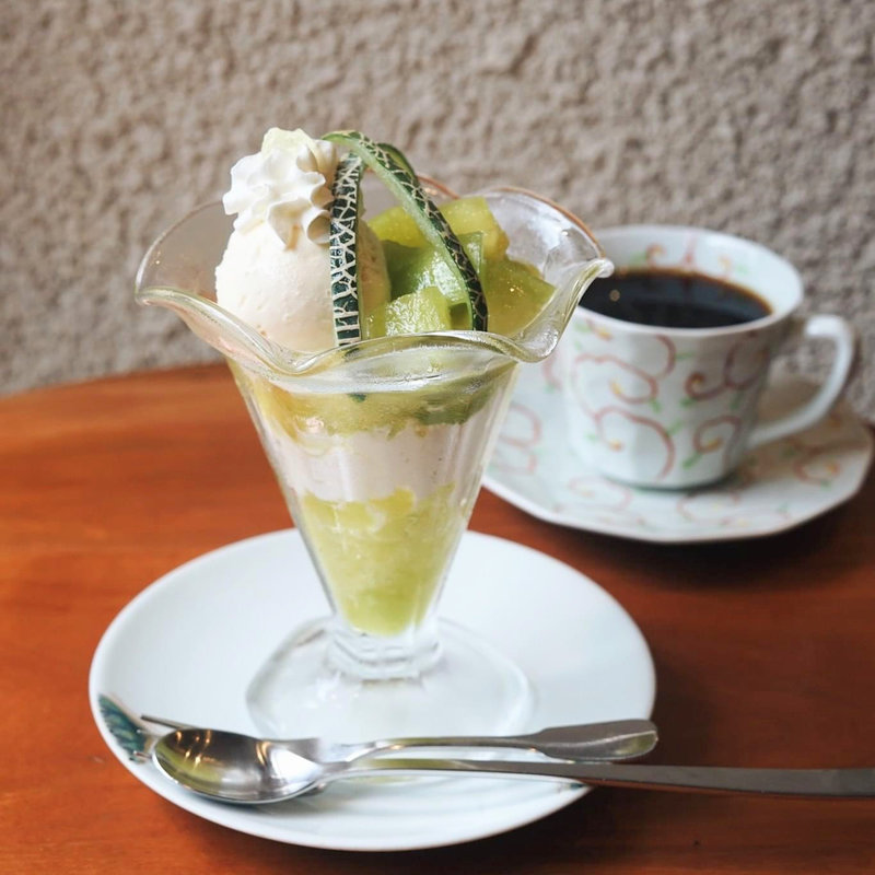 メロンパフェ(堀口珈琲 世田谷本店)