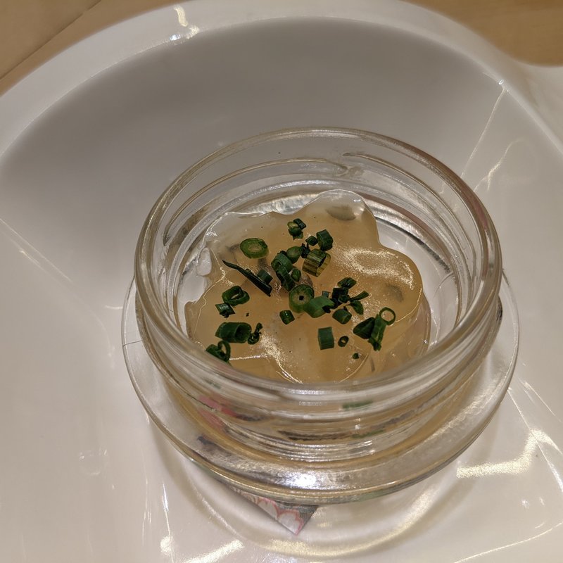 河豚の煮凝り(鮨よしかわ 麻布十番)