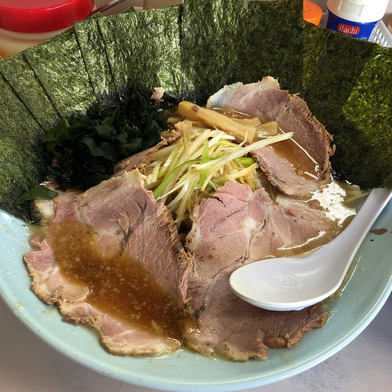 ねぎチャーシュー麺並(椿 （つばき）)