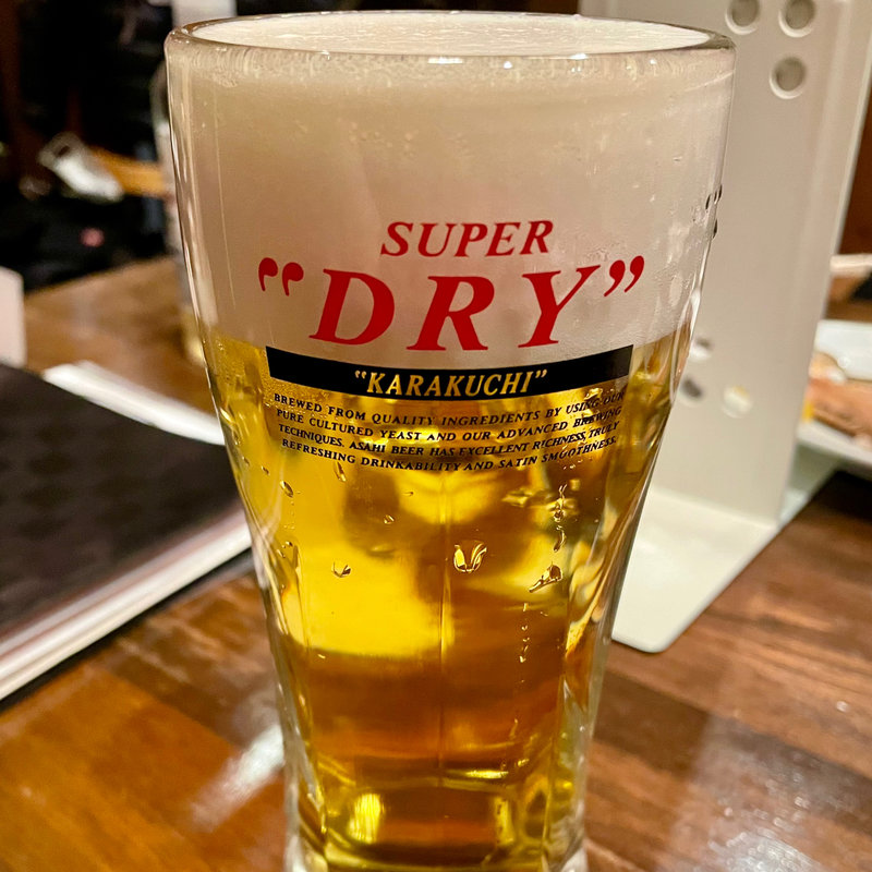 生ビール(たなかや)