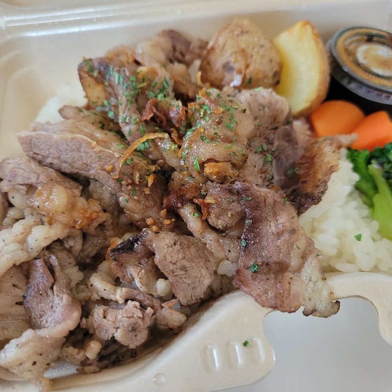 タレ焼き牛カルビ弁当(炭焼き弁当　炭火の十兵衛)