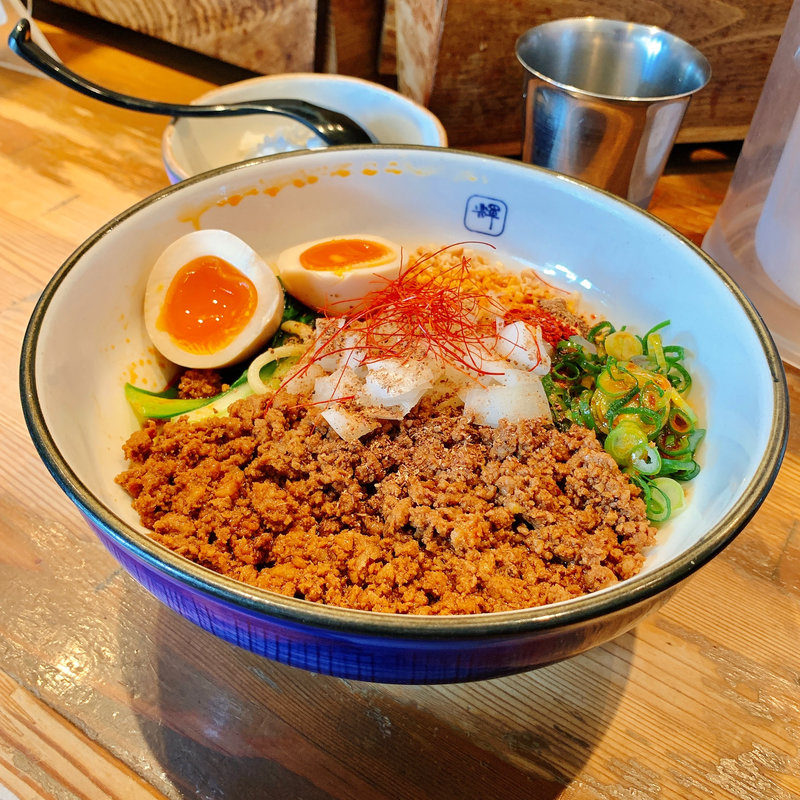汁なし坦々麺（限定メニュー）(麺や輝 中津店 （めんやてる）)