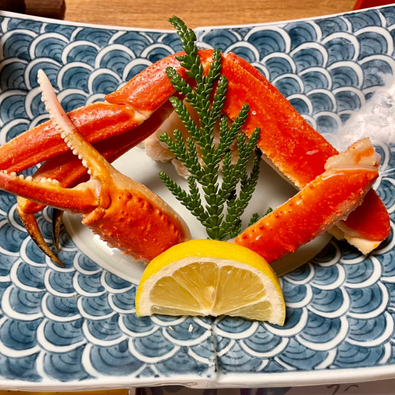 先付け　蒸し蟹(加賀屋 （能登渚亭・雪月花）)