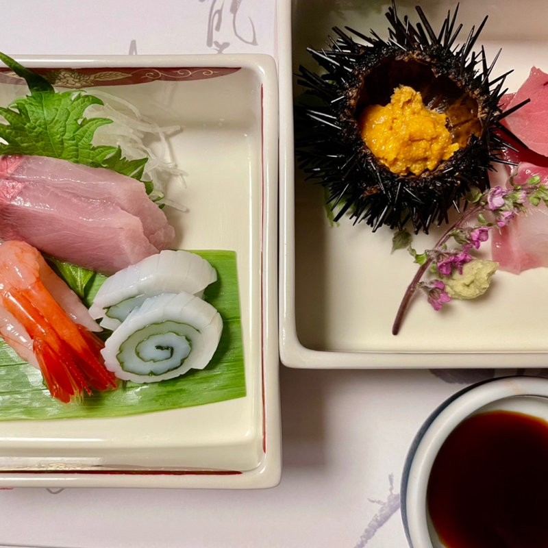 刺身(蟹懐石)(加賀屋 （能登渚亭・雪月花）)