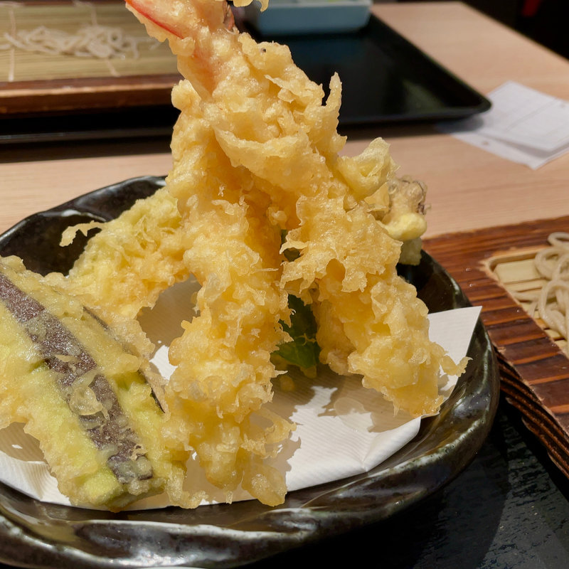 海老天ぷらせいろ蕎麦(ゑべっさん 横浜店)