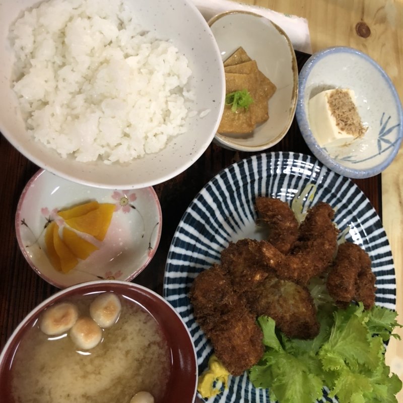 ミックスフライ定食(重箱 )