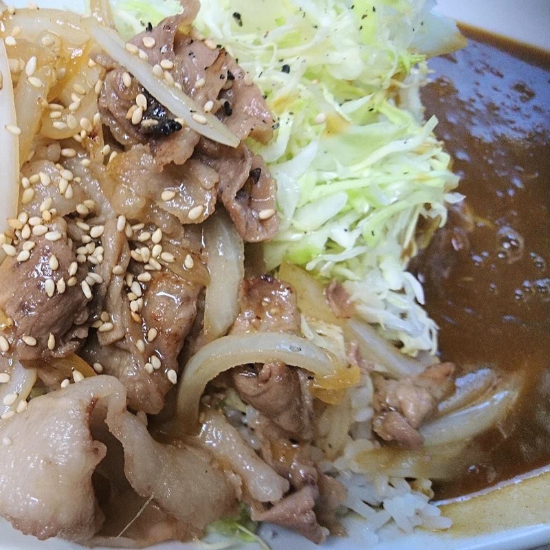 生姜焼きカレー(広尾のカレー )