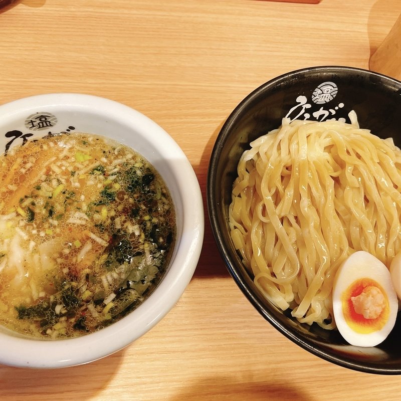 塩つけ麺ひるがお盛り、大森(ひるがお 東京駅店 )