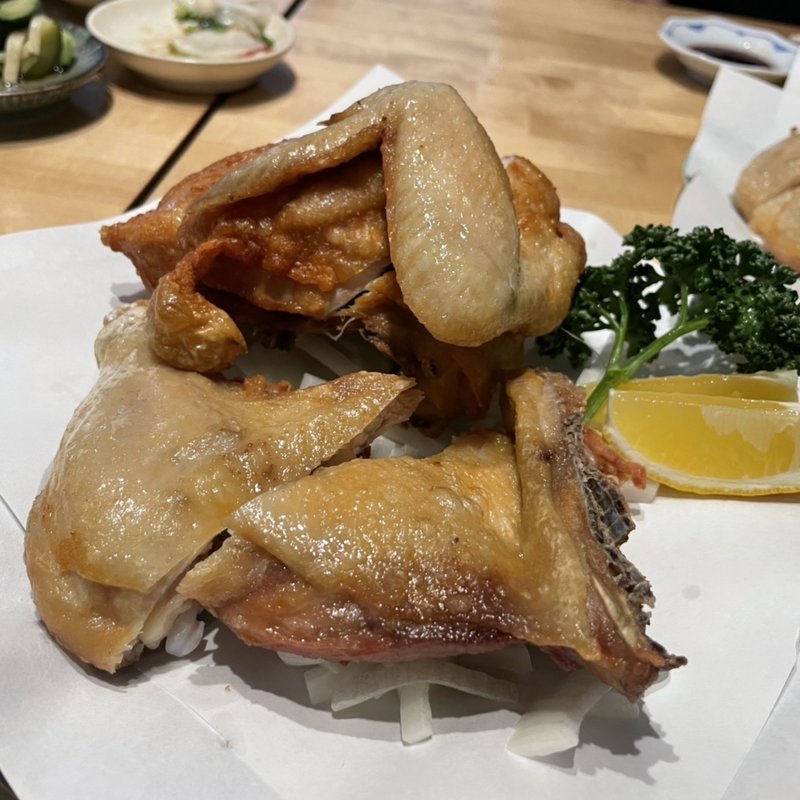 鳥から揚げ（素揚げ）ムネ(鳥からあげ うえ山)