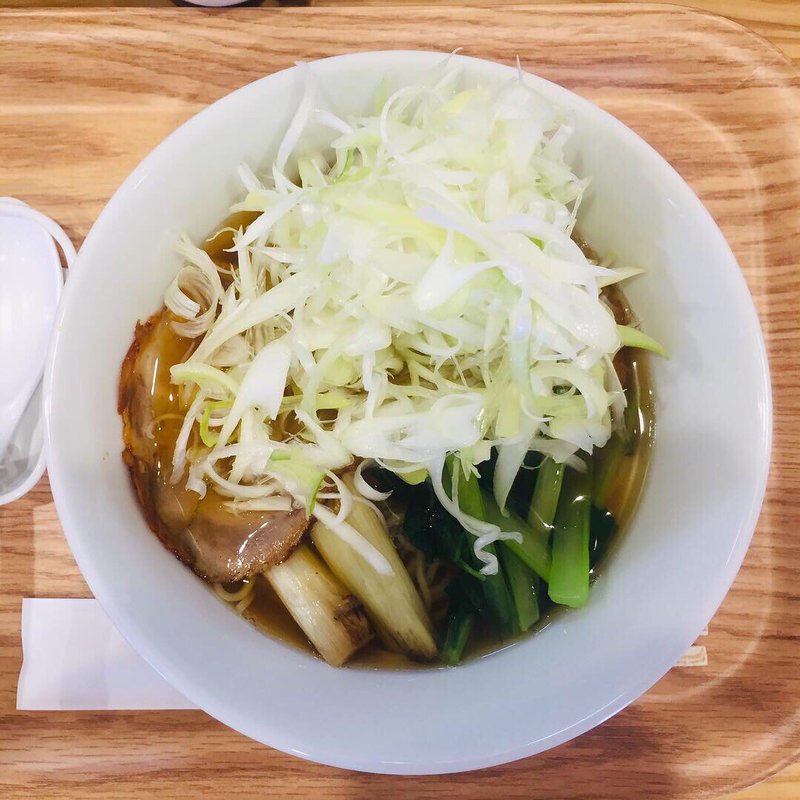 ねぎ醤油ラーメン(らぁ麺 そら)