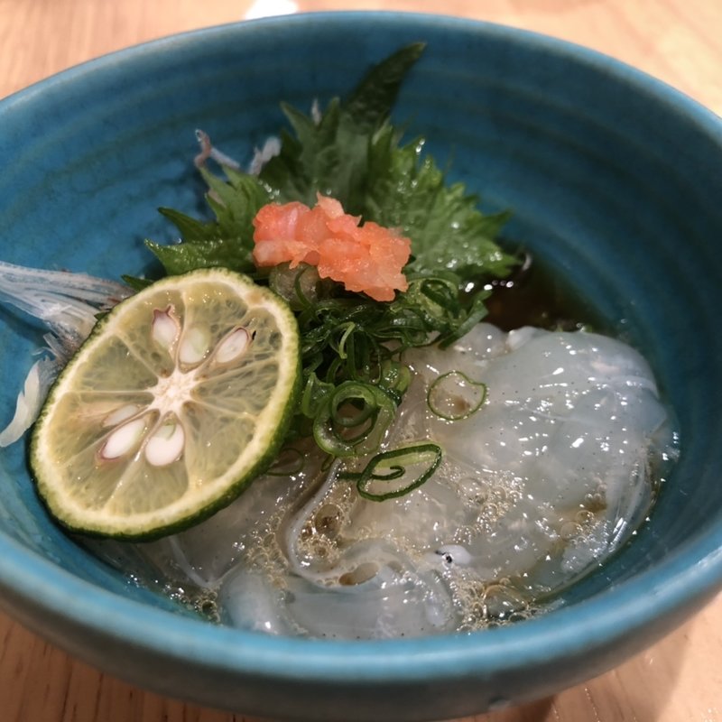 のれそれポン酢(立呑やいしもん梅田店)