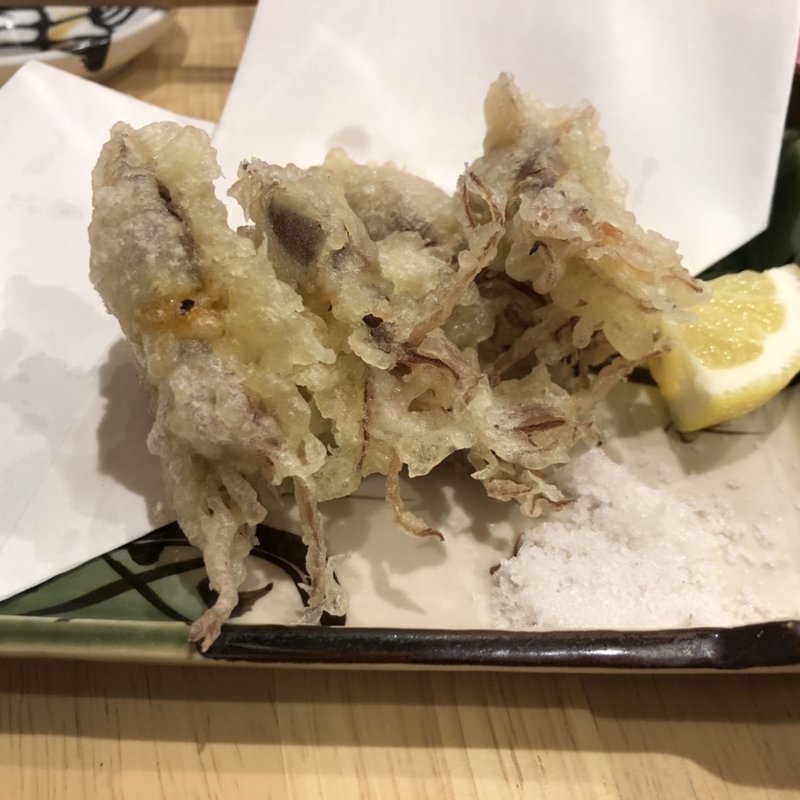 ホタルイカ天ぷら(立呑やいしもん梅田店)