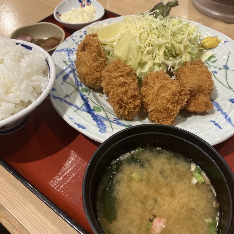 カキフライ定食(築地食堂源ちゃん 神保町店 )