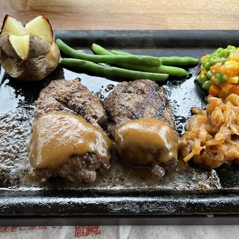 オリジナルハンバーグステーキ(ハングリータイガー 湘南辻堂店)