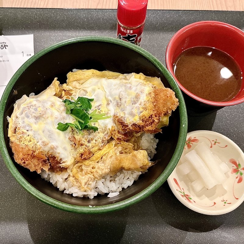 かつ丼定食(とんかつまるや戸越銀座店)