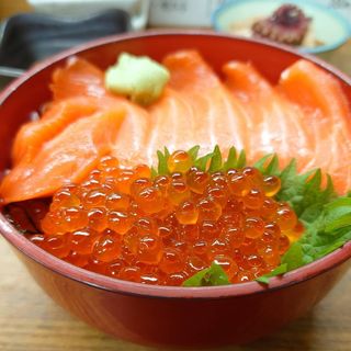 サーモンイクラ丼(魚力)