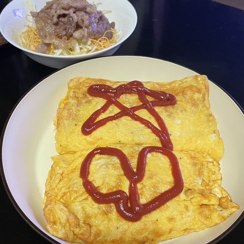 オムライス(自宅)