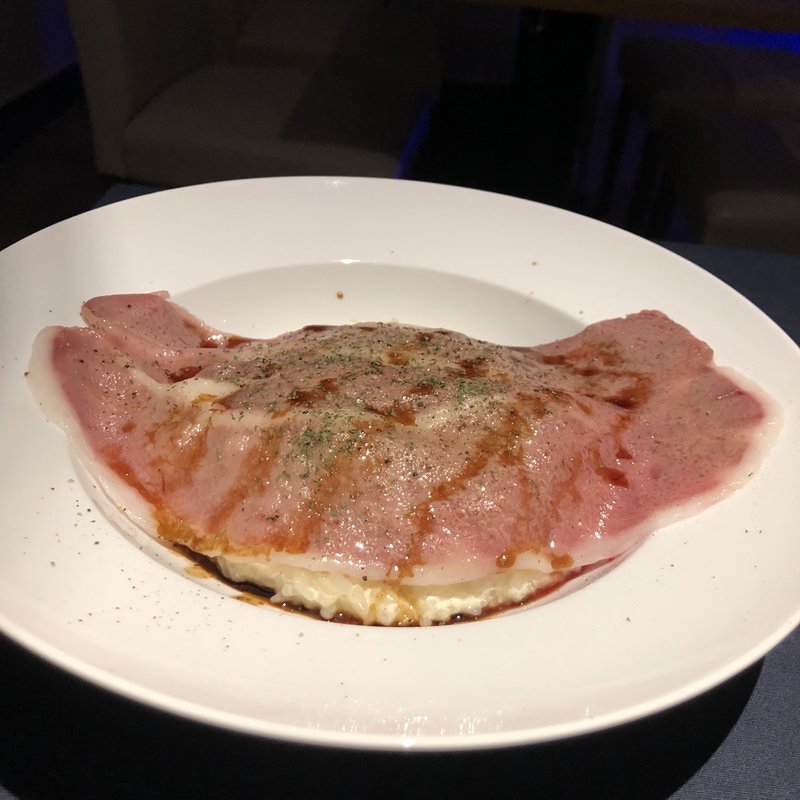 栃木和牛のクリームリゾット(肉とワイン hungry)