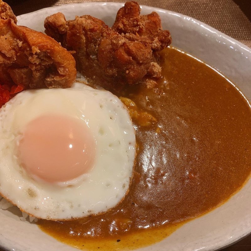 唐揚げカレー(カレー小屋 吉)