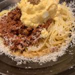 贅沢パスタ!『ザ・ミートソース・全部乗せ』(KNOCK CUCINA BUONA ITALIANA 東京ミッドタウン店)