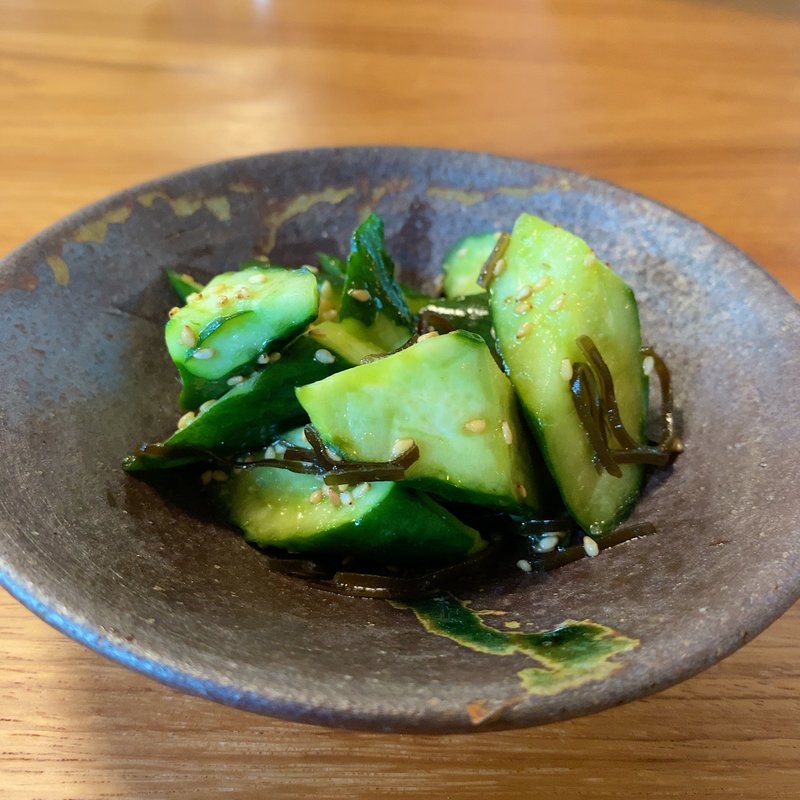 きゅうりの漬物(炭焼うな富士 白壁別邸)