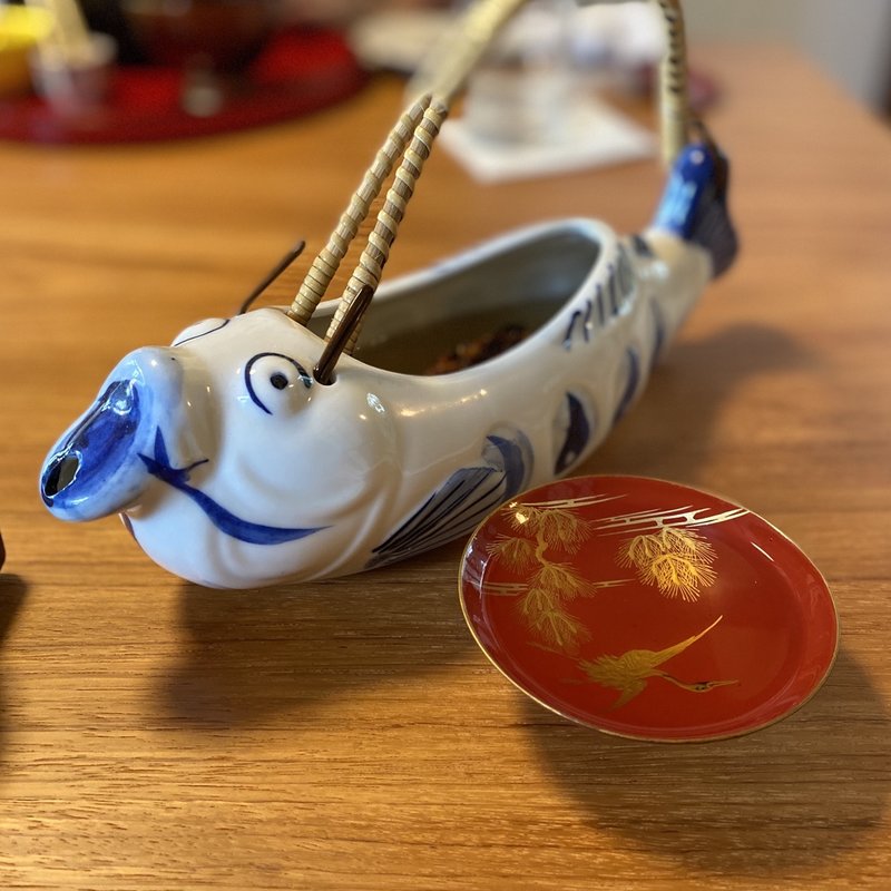 岩魚の骨酒(炭焼うな富士 白壁別邸)