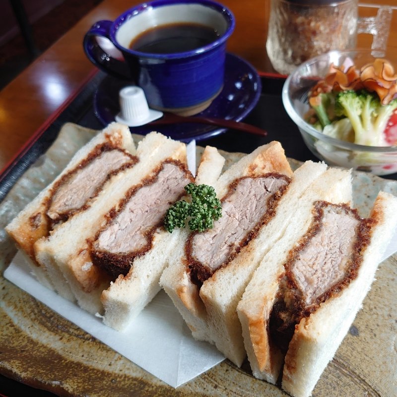 カツサンドセット(カフェ＆レストラン　絵里珈 )