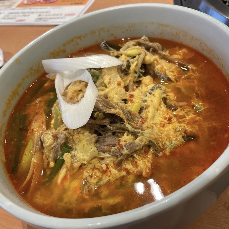 ユッケジャンクッパ(焼肉 香龍園 五反田)