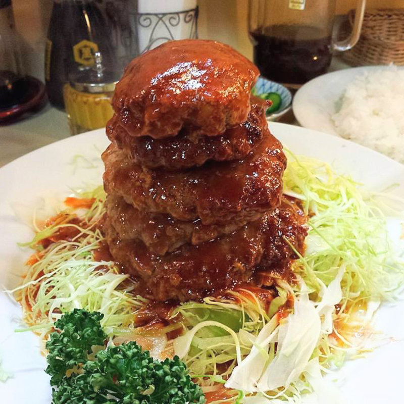 ハンバーグ5段(ブルドック )