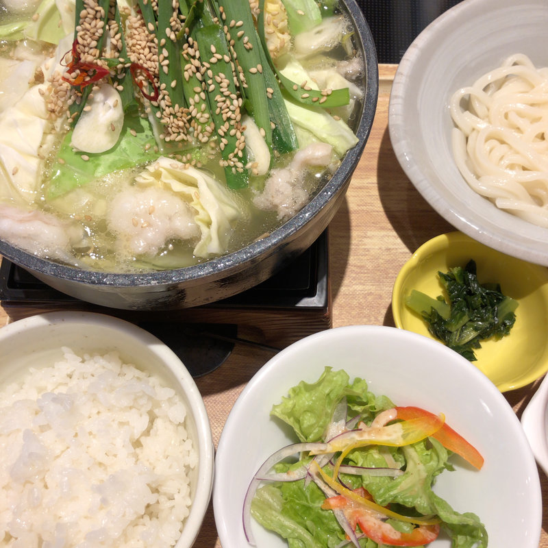 モツ鍋定食(しゃぶしゃぶ美山　二俣川店)