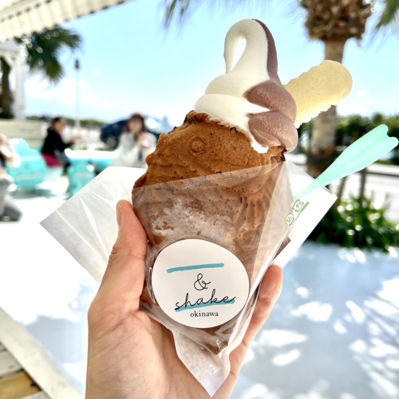 オリジナルたい焼きパフェ(&shake okinawa)の口コミ一覧 | おいしい