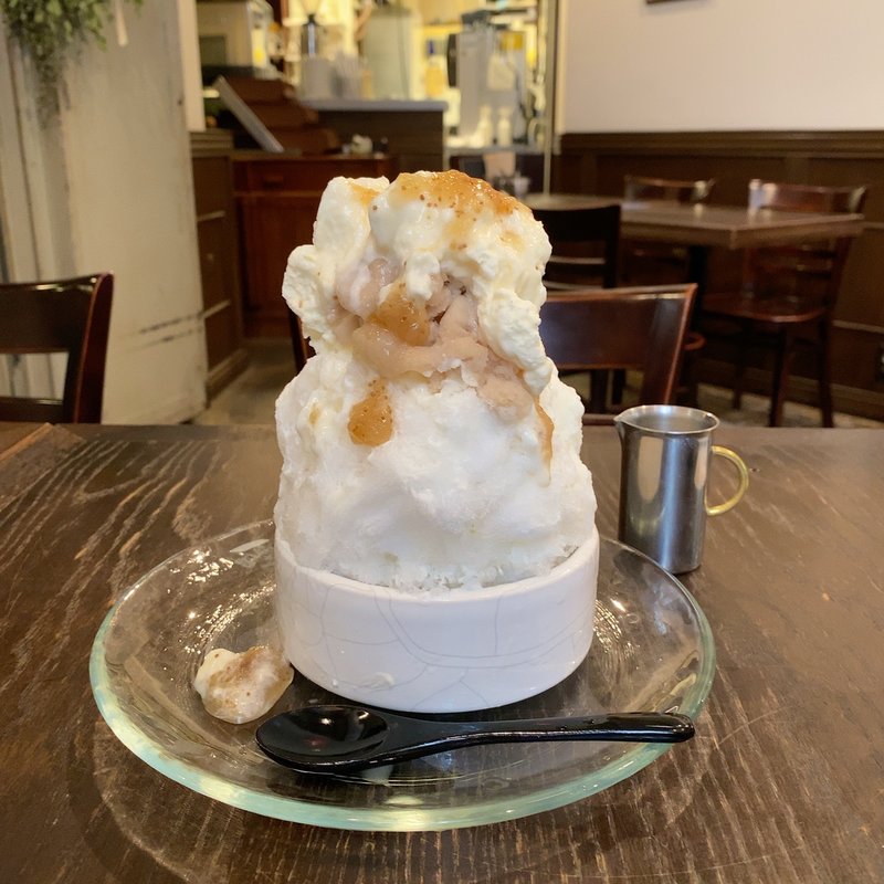 かき氷(フロマージュ)(タンブラン （jouer du Tanblan）)